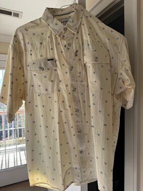 Poncho Men’s Short-Sleeve The Llano Snap Button-Down Shirt